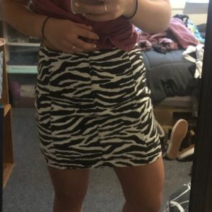 Zebra Skirt